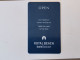 ISRAEL-ROYAL BEACH-HOTAL KEY-(1093)(?)GOOD CARD - Cartas De Hotels