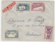 Lettre Saint Louis Du Sénégal Avec Contrôle Postal Pour Bordeaux, 1939 - Cartas & Documentos