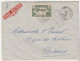 Lettre Saint Louis Du Sénégal Avec Contrôle Postal Pour Bordeaux, 1939 - Storia Postale
