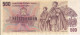 BILLETE DE CHECOSLOVAQUIA DE 500 KORUN DEL AÑO 1973 (BANKNOTE) - Checoslovaquia