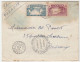 Lettre Saint Louis Du Sénégal Avec Contrôle Postal Pour Bordeaux, 1940 - Briefe U. Dokumente