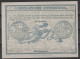 MADAGASCAR  Ro4 30 Centimes. First International Reply Coupon Reponse Antwortschein IRC IAS Cupon Respuesta  Mint ** - Other & Unclassified