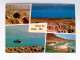 Totes Meer, Dead Sea, Qumran, Masada, 4 Ansichten, Israel, AK, Ungelaufen, Ca. 1980 - Non Classificati