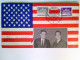 Berlin Kennedy Besuch 1963, Sonderstempel, Unterschrift (Stempel), Portrait Mit W. Brandt, AK, Gelaufen 1963 - Other & Unclassified