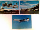 Boeing 707, Air France Caravelle U.a., Flughafen Berlin Tempelhof, 3 AK, 2x Gelaufen 1962/63, 1x Ungelaufen, K - Sonstige & Ohne Zuordnung