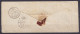 Env. Affr. N°8 P83 Càd MONS /20 SEPT 1854 Pour ALLANCHES (Cantal) - Càd "BELG.5 /20 SEPT.54/ VALnes" - [PD] (au Dos: Càd - 1851-1857 Médaillons (6/8)