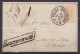 LSC (sans Contenu) Recommandée Affr. N°33 Càd ST-GILLES (BRUXELLES) /22 MARS 1875 Pour E/V - Griffe [Recommandé] (au Dos - 1869-1883 Leopoldo II