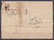 L. Cachet Date WISMAR /18 JAN 1827 Pour BORDEAUX - Griffe "L.P.B.4.R." & "ANGLETERRE" (erreur !) - Marque [PAYS-BAS /PAR - Vorphilatelie