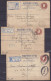 Lot De 18 EP Env. Recommandées 1913 De HULL, YORK, DARLINGTON, SKIPTON, … 18 Villes Différentes Pour LEEDS - Storia Postale