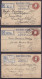 Delcampe - Lot De 18 EP Env. Recommandées 1913 De HULL, YORK, DARLINGTON, SKIPTON, … 18 Villes Différentes Pour LEEDS - Lettres & Documents