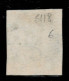 COB 6Ab,bord De Feuille Lateral Gauche,trois Marges Maximales,obliteration Centrale Ambulant E.I. (ligne Liege/Verviers) - 1858-1862 Medaillen (9/12)