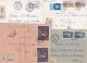 36920# LOT 21 LETTRES FRANCHISE PARTIELLE RECOMMANDE Obl AMNEVILLE MOSELLE 1967 - 1968 Pour METZ - Storia Postale