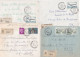 36920# LOT 21 LETTRES FRANCHISE PARTIELLE RECOMMANDE Obl AMNEVILLE MOSELLE 1967 - 1968 Pour METZ - Cartas & Documentos