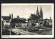 Künstler-AK Regensburg, Blick Auf Die Stadt Und Dom  - Regensburg