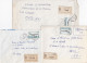 36927# LOT 7 LETTRES FRANCHISE PARTIELLE RECOMMANDE Obl AUMETZ MOSELLE 1967 Pour METZ 57 - Cartas & Documentos