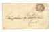 Brief Kassel Bahnhof 1874, MiNr. 16 EF, Oben Schere - Covers & Documents