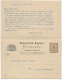 Ganzsache Mit Antwortkarte München Nach Chantelle/France 1898 - Brieven En Documenten