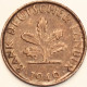 Germany Federal Republic - Pfennig 1949 G, KM# A101 (#4447) - 1 Pfennig