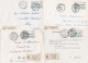 36936# LOT 19 LETTRES FRANCHISE PARTIELLE RECOMMANDE Obl BITCHE MOSELLE 1967 1968 Pour METZ 57 - Covers & Documents