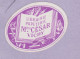 ALLIER ENTIER 10C SAGE CP REPIQUE PAR ETIQUETTE 1889 VICHY T84 Me CESAR VICHY LIBRAIRIE BEAU GRAPHISME 3XSCANS - 1877-1920: Période Semi Moderne