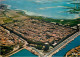 AIGUES MORTES Vue Panoramique Aerienne La Cite Et Les Salines 9(scan Recto-verso) MD2547 - Aigues-Mortes