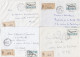 36940# LOT 15 LETTRES FRANCHISE PARTIELLE RECOMMANDE Obl 57 BOULAY MOSELLE 1967 1968 Pour METZ 57 - Lettres & Documents