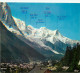 CHAMONIX MONT BLANC Vue D Ensemble De La Station Le Mont Blanc 13(scan Recto-verso) MD2582 - Chamonix-Mont-Blanc