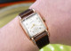 Watches :  JENCO MAN TANK DIAMOND SHAPED CRYSTAL ' FANCY LUGS ' Art Deco - Original - Running - 1930 's - Montres Haut De Gamme