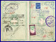 3000. GREECE-EGYPT 8 PAGES FROM OLD TRAVEL DOCUMENT WITH 12 REVENUES,4 SCANS - Fiscales