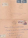 Delcampe - 36942# LOT 17 LETTRES FRANCHISE PARTIELLE RECOMMANDE Obl BOUZONVILLE MOSELLE 1967 1968 Pour METZ 57 - Covers & Documents