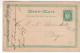 Norvège - Carte Postale De 1890 - Entier Postal  - Oblit Sosus Postex  ? - Exp Vers Bergen - - Ungebraucht