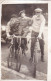 Carte Photo - Cyclisme -  Trois Hommes En Casquette Posant Sur Leur Velo  - Other & Unclassified