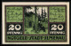 Notgeld Ilmenau 1921, 20 Pfennig, Goethe Sitzt Am Forsthaus  - [11] Lokale Uitgaven