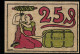 Notgeld Blumenthal I. H. 1921, 25 Pfennig, Frau Kämmt Wolle, Industriearbeiter  - [11] Lokale Uitgaven