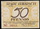 Notgeld Lörrach 1920, 50 Pfennig, Friedenstaube über Der Stadt  - [11] Local Banknote Issues