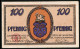 Notgeld Luckenwalde 1921, 100 Pfennig, Ortsansicht Aus Der Vogelschau  - [11] Emissions Locales