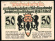 Notgeld Lübeck 1921, 50 Pfennig, Sängerbundsfest Des Bäcker-Sängerbundes, Bäcker Beim Backen  - Lokale Ausgaben