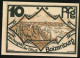 Notgeld Boizenburg I. M., 10 Pfennig, Ortsansicht Von Den Elbbergen Anno 1850  - [11] Local Banknote Issues