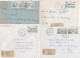 36948# LOT 26 LETTRES FRANCHISE PARTIELLE RECOMMANDE Obl CLOUANGE MOSELLE 1967 1968 Pour METZ 57 - Cartas & Documentos