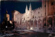 AVIGNON Effet De Nuit Facade Occidentale Du Palais Des Papes 12(scan Recto-verso) ME2631 - Avignon