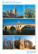 AVIGNON Cite Des Papes Notre Dame Des Doms Le Pont Saint Benezet Le Palais Des Papes 5(scan Recto-verso) ME2636 - Avignon