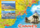 CANNES La Cote French Riviera Map Plan 40 (scan Recto Verso)ME2645TER - Cannes