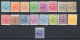 AUTRICHE - 1945  Yv. N° 517 à 533 Complet, Le 524 (12g) Est Oblitéré * Série Courante Cote  3  Euro  BE 2 Scans - Unused Stamps