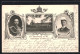 Passepartout-AK Bonn, Kaisertage, Portrait Kaiser Wilhelm II. Und Kronprinz Wilhelm Als Student  - Koninklijke Families