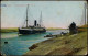 Suez السويس‎   Suezkanal S/S Stuttgart Du N. D. L. Schiffe Dampfer Steamer 1915 - Sues