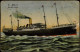 Ansichtskarte  Schiffe Dampfer Steamer D. "Main" Nordd. Lloyd. 1913 - Dampfer