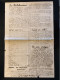 Tract Presse Clandestine Résistance Belge WWII WW2 'Les Kollaborateurs' Mr. L'administrateur... Printed On Both Sides - Documents