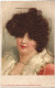 N°16203 - Carte à Cheveux - Portrait D'une Jeune Femme - Frauen