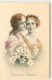 N°16237 - MM Vienne N°656 - Joyeuses Pâques - Deux Jeunes Femmes Avec Des Fleurs - Pasen