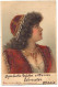 N°21654 - Carte Avec Petites Perles - Femme Type Gitane - Frauen